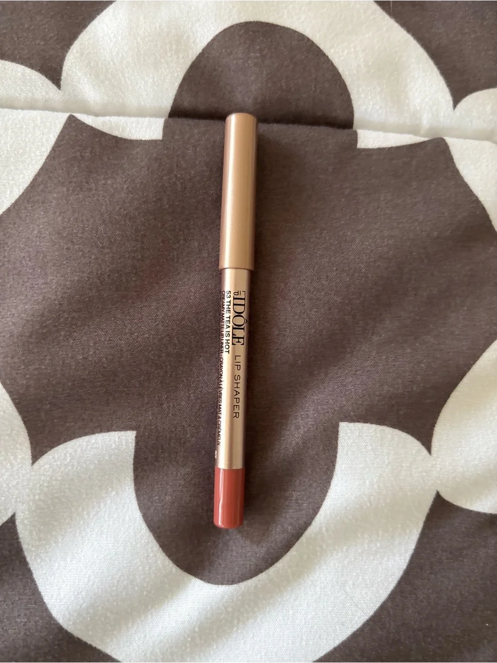 Lancome Idole Lip Shaper Creamy Matte Lip Liner in Shad 53 The Tea is Hot New
